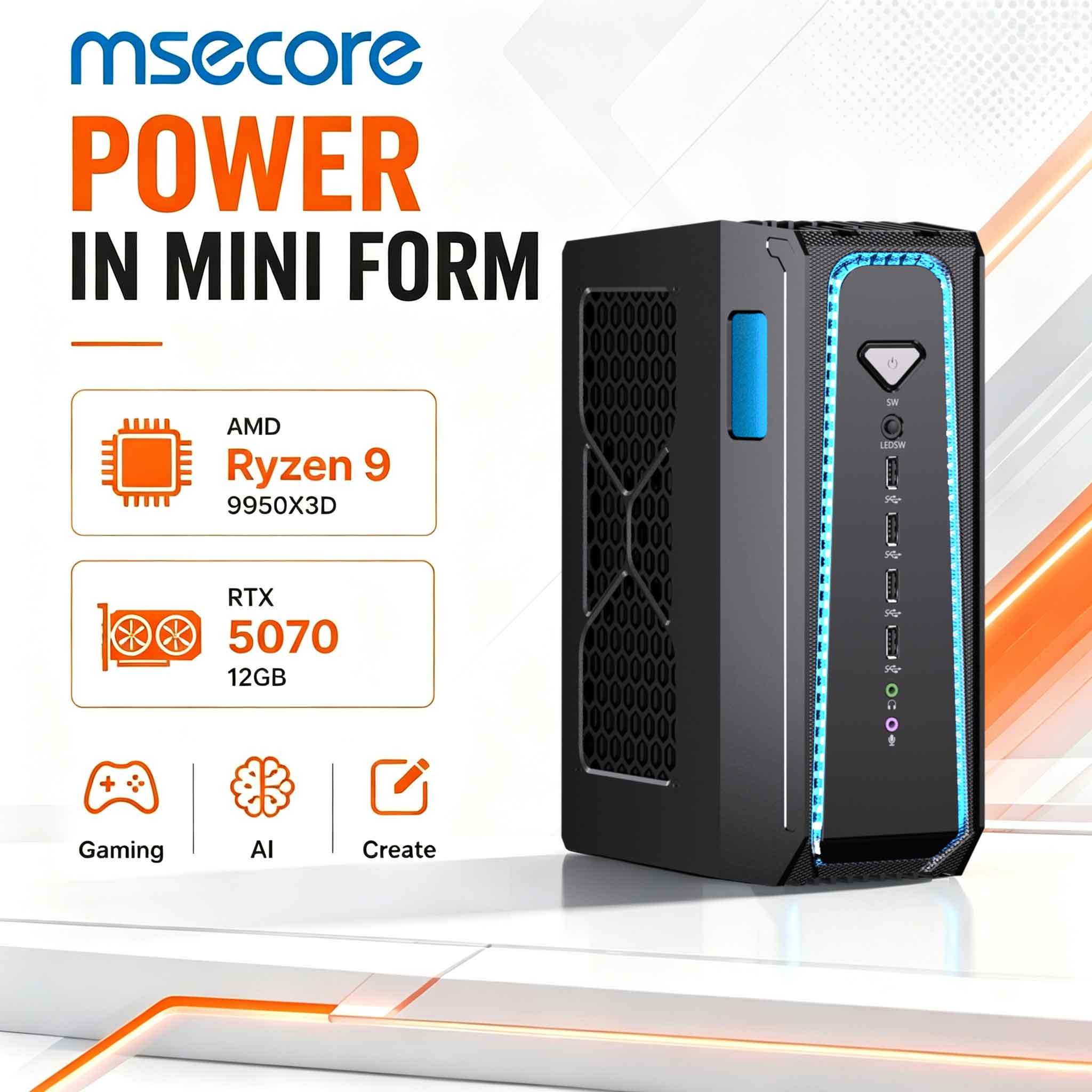 MSECORE Liquid Cooling Gaming  - огляд і ціна Ddr5 32Gb
