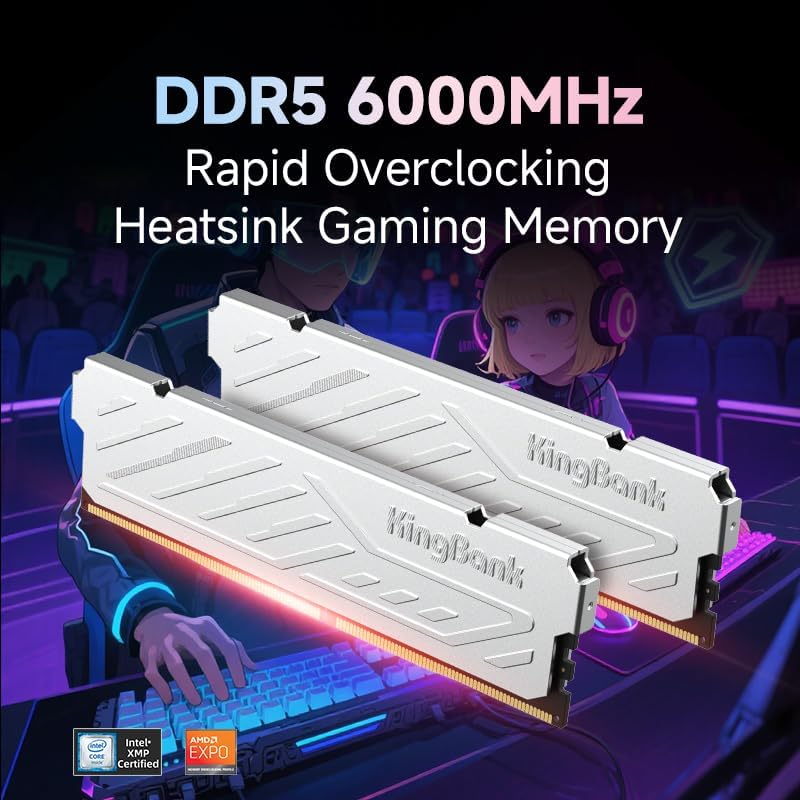 KingBank KJXS DDR5 RAM 8GB/16G - огляд і ціна Ddr5 16Gb 6000Mhz