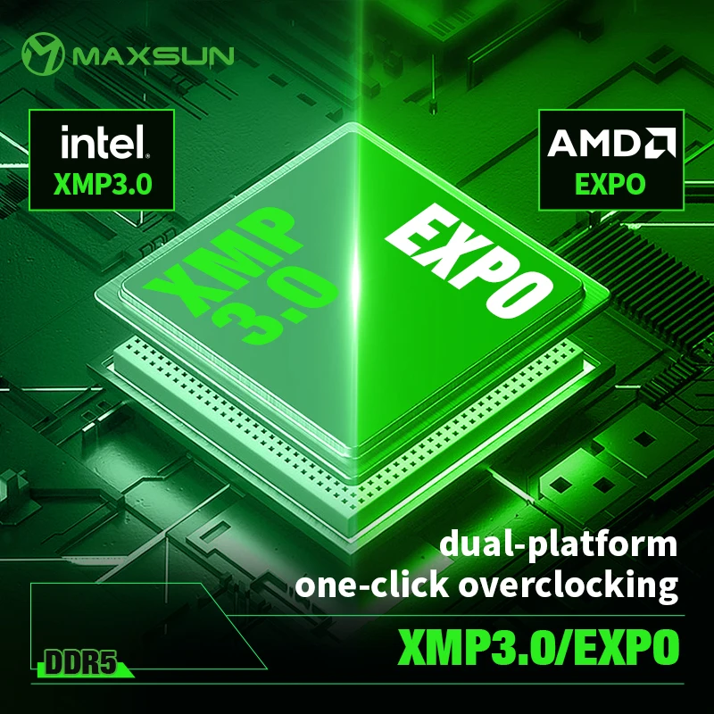 MAXSUN Heatsink Memoria RAM DD - огляд і ціна Ddr5 6000Mhz