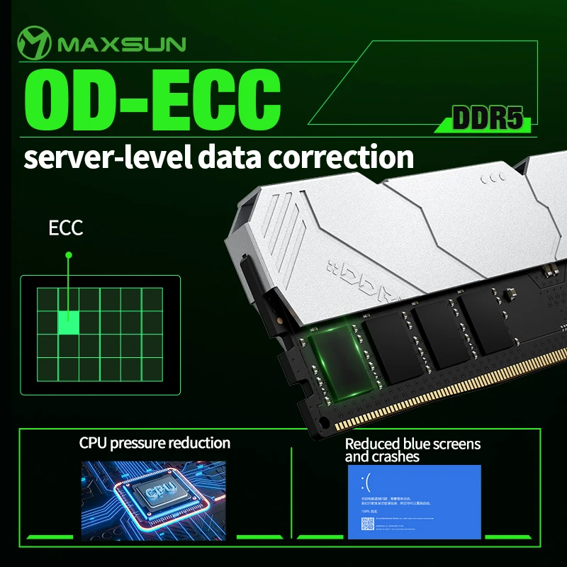 MAXSUN Heatsink Memoria RAM DD - огляд і ціна Ddr5 6000Mhz