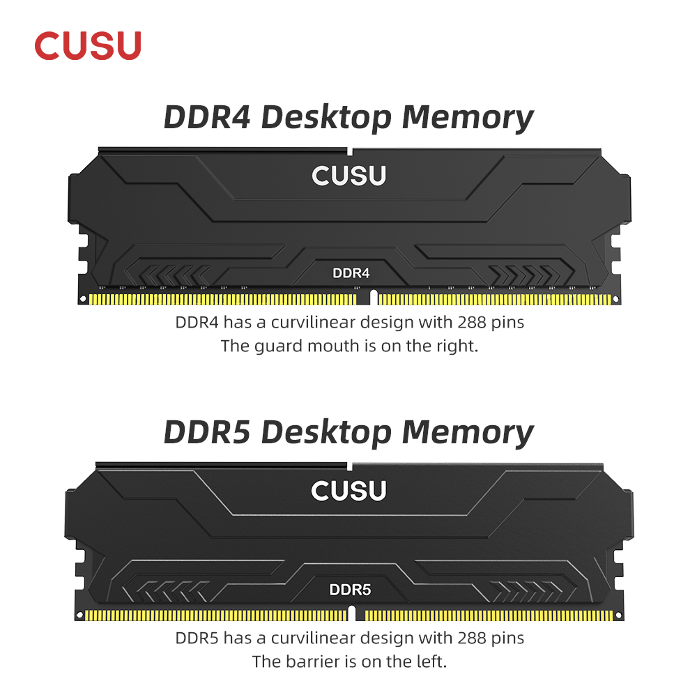 CUSU RAM DDR4 8GB 16GB Memory  - огляд і ціна Ddr5 4800Mhz