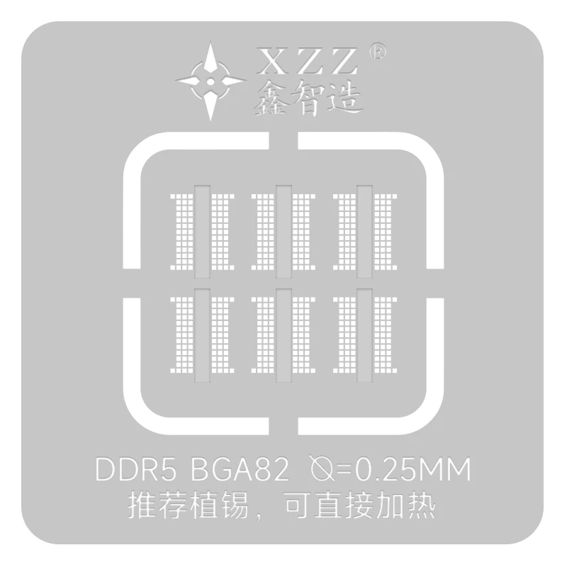 XZZ solder paste/ball stencil  - огляд і ціна Ddr5 Kit
