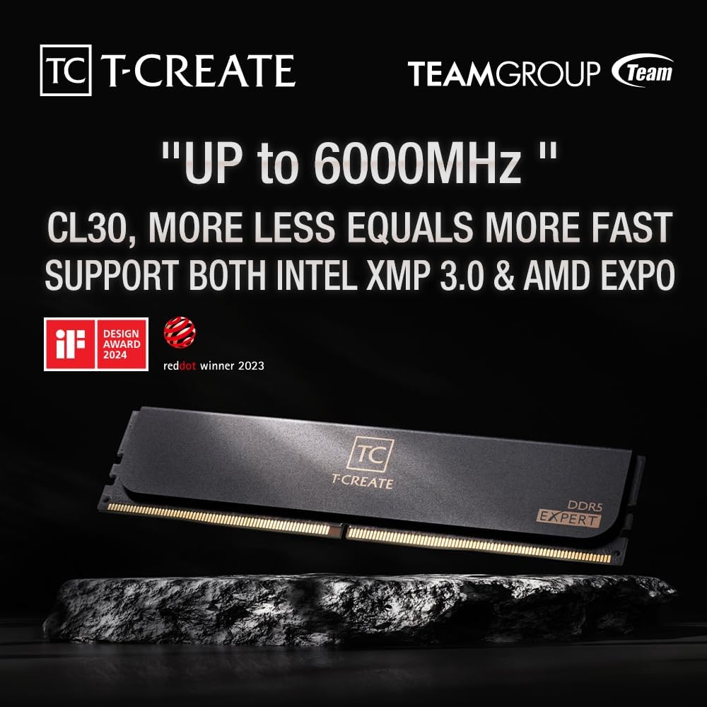 TEAMGROUP T-Create Expert CL30 - огляд і ціна Ddr5 6000Mhz