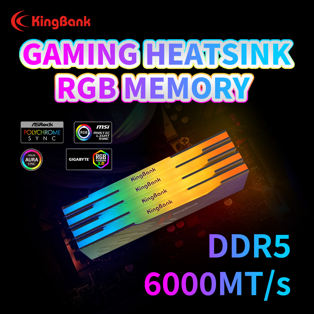 KingBank KRRB DDR5 RGB 16GB /1 - огляд і ціна Ddr5 4800Mhz