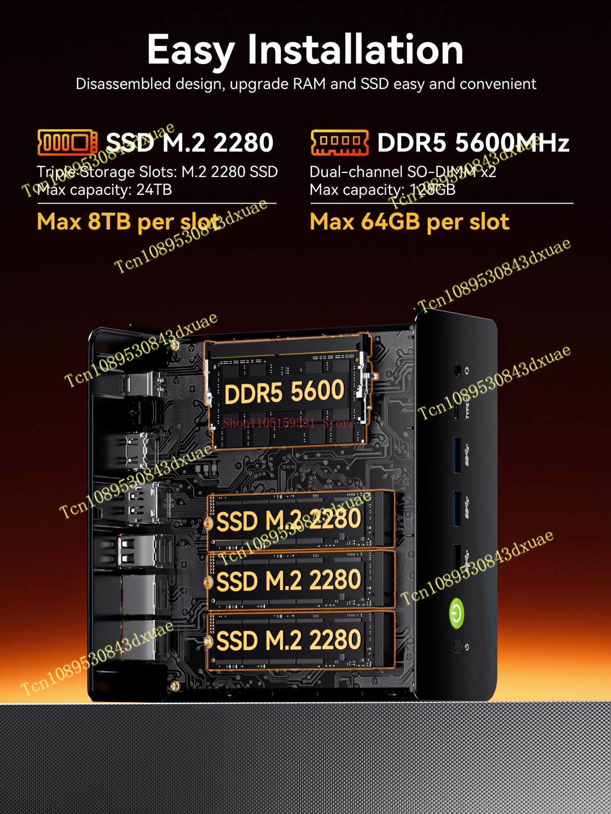 GMKtec NcuBox K12 MINI PC Ryze - огляд і ціна Ddr5 64Gb