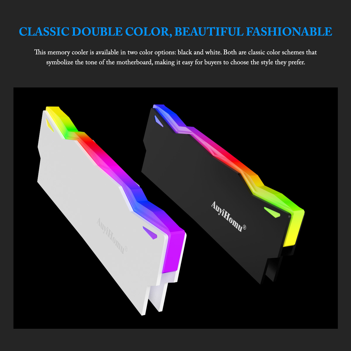AuyiHomu RGB Heatsink, 5V 3Pin - огляд і ціна Ddr5 Rgb Ram