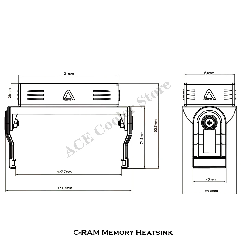 Alseye Memory RAM Cooler for D - огляд і ціна Ddr5 Rgb Ram
